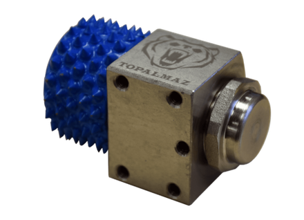 Блок для бучардирования бетона Topalmaz, 100 игл. Насадка для фрезеровки.