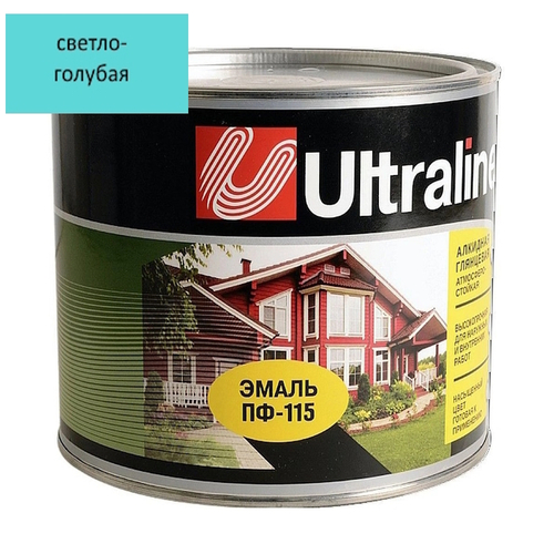 Эмаль ПФ-115 РАДУГА Ultra Lines  св-голубая  5,5кг