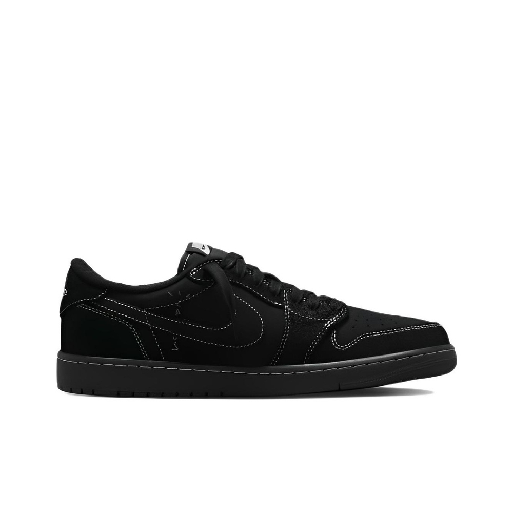Кроссовки Travis Scott x Air Jordan 1 Low Black Phantom