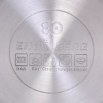 Чайник из нержавеющей стали 3,5л «Грация» со свистком, шоколад