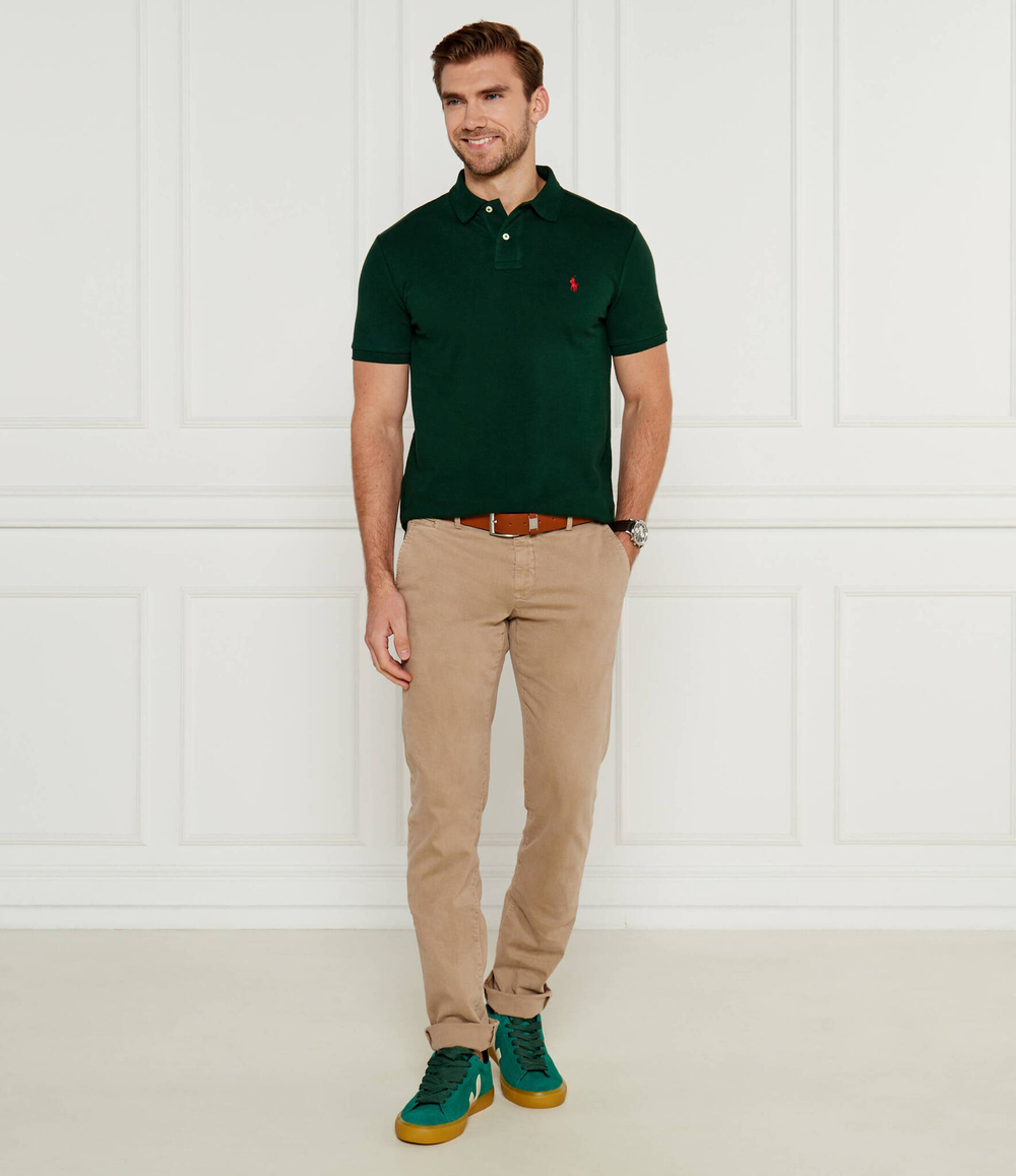 Поло POLO RALPH LAUREN - зеленый(710782592)