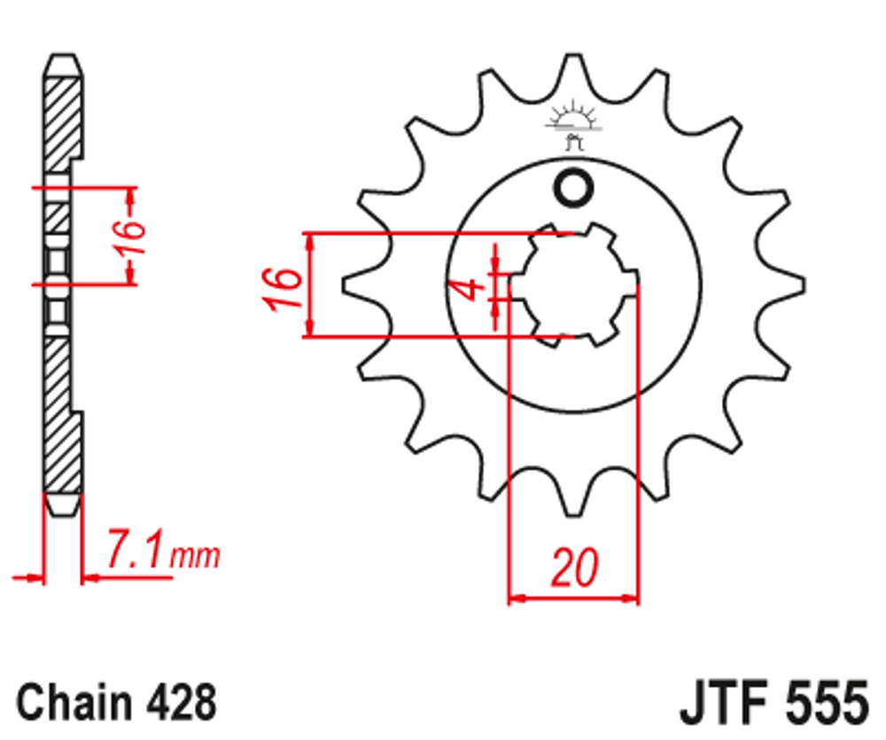 Звезда JTF555.13