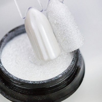 Глиттер Велюр #06 Silver Clear