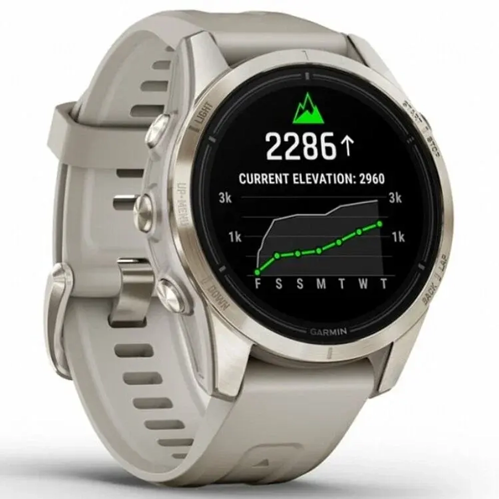 Умные часы Garmin Epix Pro Gen 2 Sapphire Edition 42 мм, золотистый