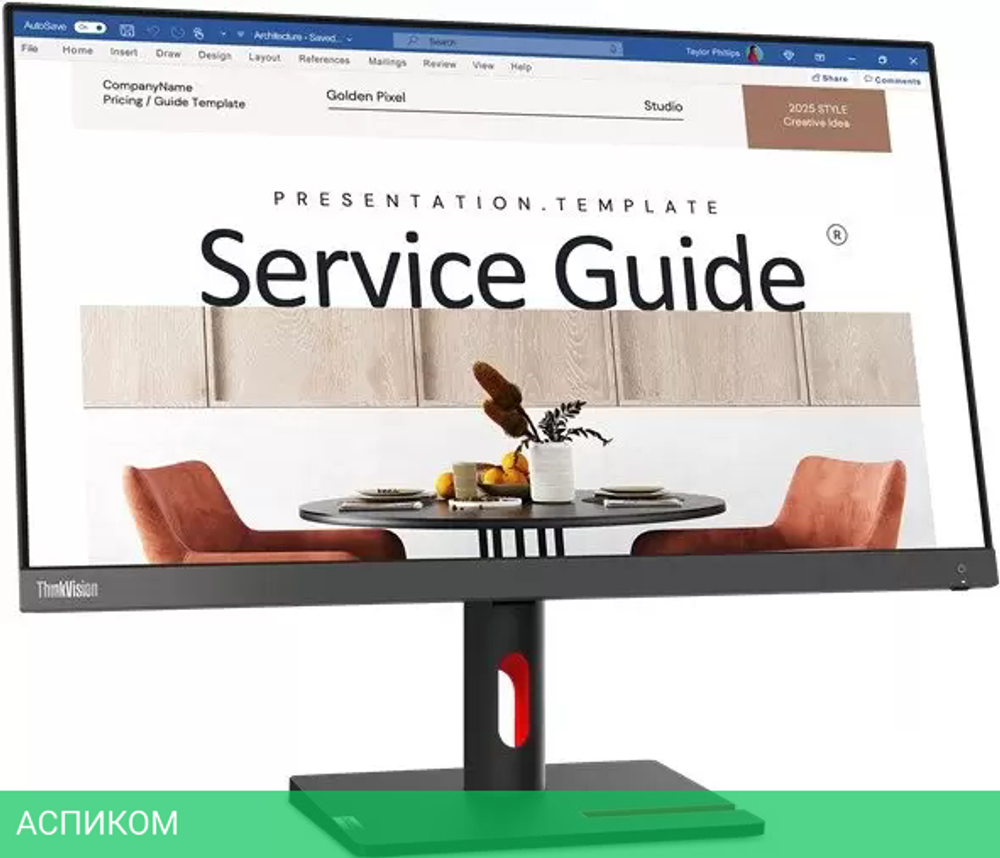 Монитор Lenovo ThinkVision S24i-30 63DEKAT3EU