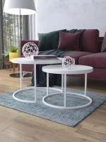 Комплект журнальных столов Акцент - БЗБГ - МДФ в ПВХ