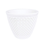 Кашпо "Ротанг" (2,25л.) Цв. Белый/белый