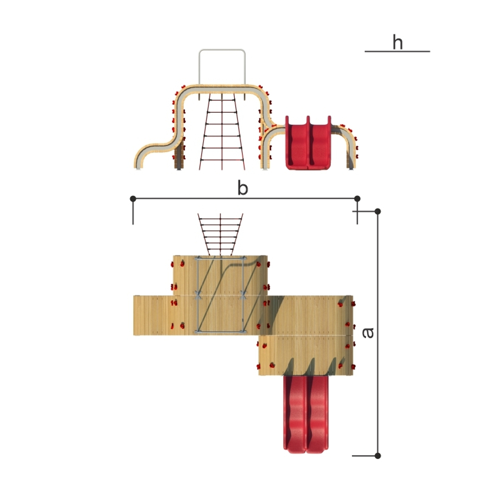 Игровой комплекс "Волна" Romana 121.01.00