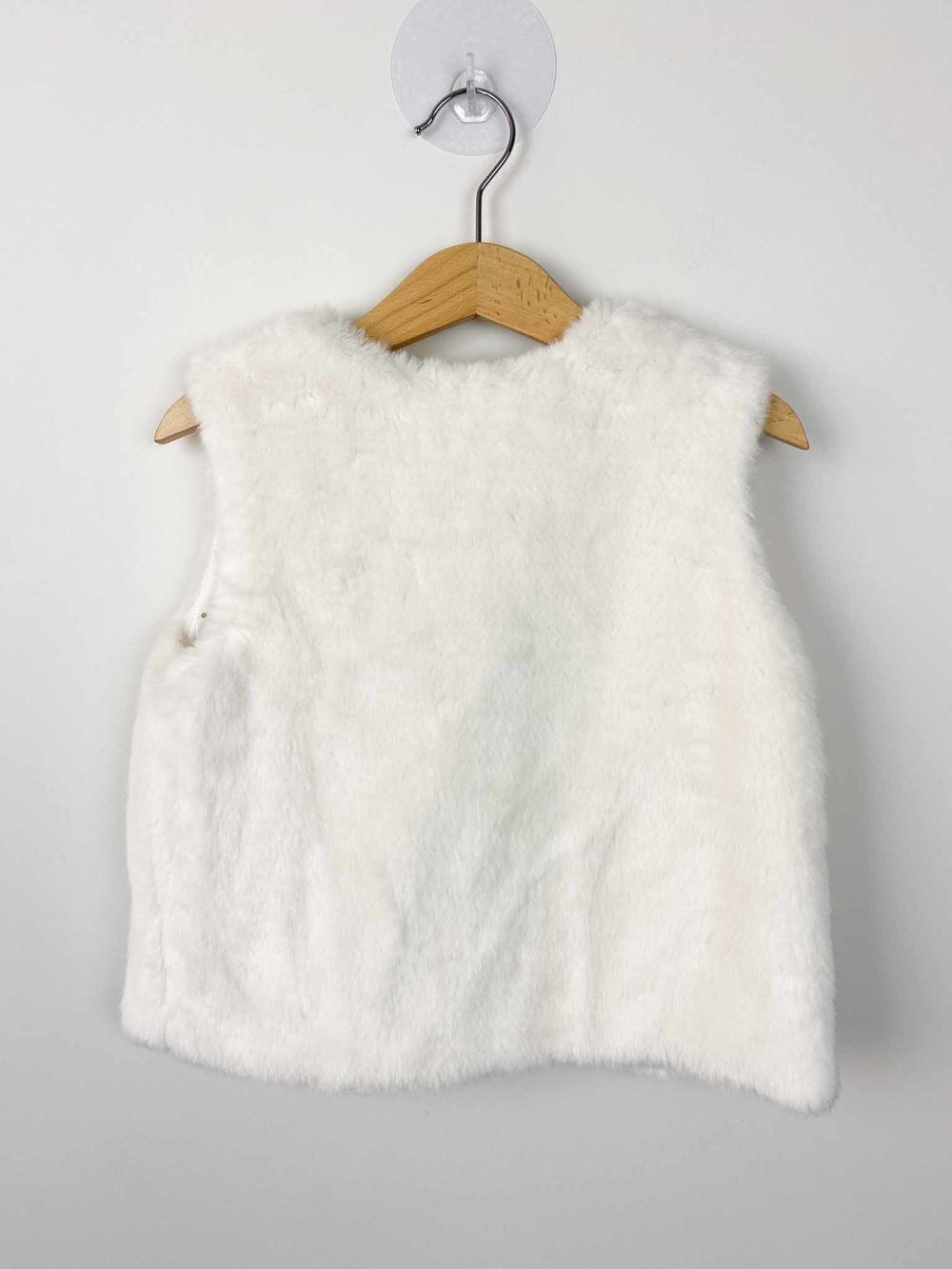 Новый меховой жилет Jacadi, 110