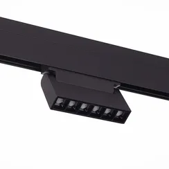 ST364.446.06 Магнитный трековый светильник Черный LED 1*6W 4000K 532Lm Ra>80 36° IP20 L120xW22xH108 СКАЙЛАЙН 48V