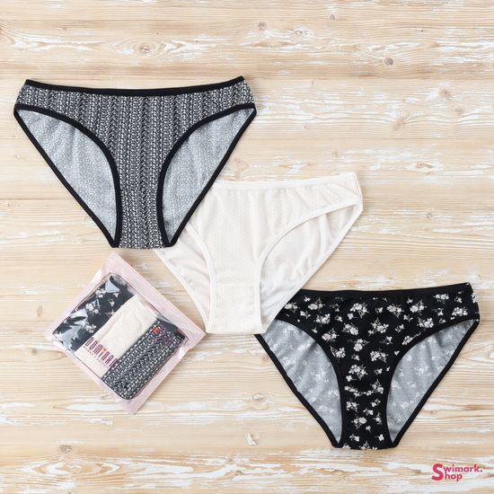 Трусики женские DOMINANT 35000-158, BIKINI, 3 шт. в уп.