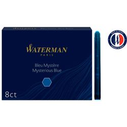 Картридж Waterman Standard Mysterious Blue темно-синие 8 шт (S0110910)