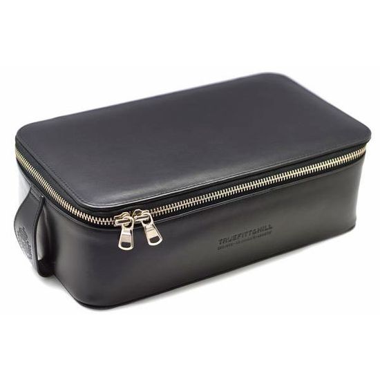 ПРЯМОУГОЛЬНАЯ КОСМЕТИЧКА НА МОЛНИИ ЧЕРНАЯ T&H