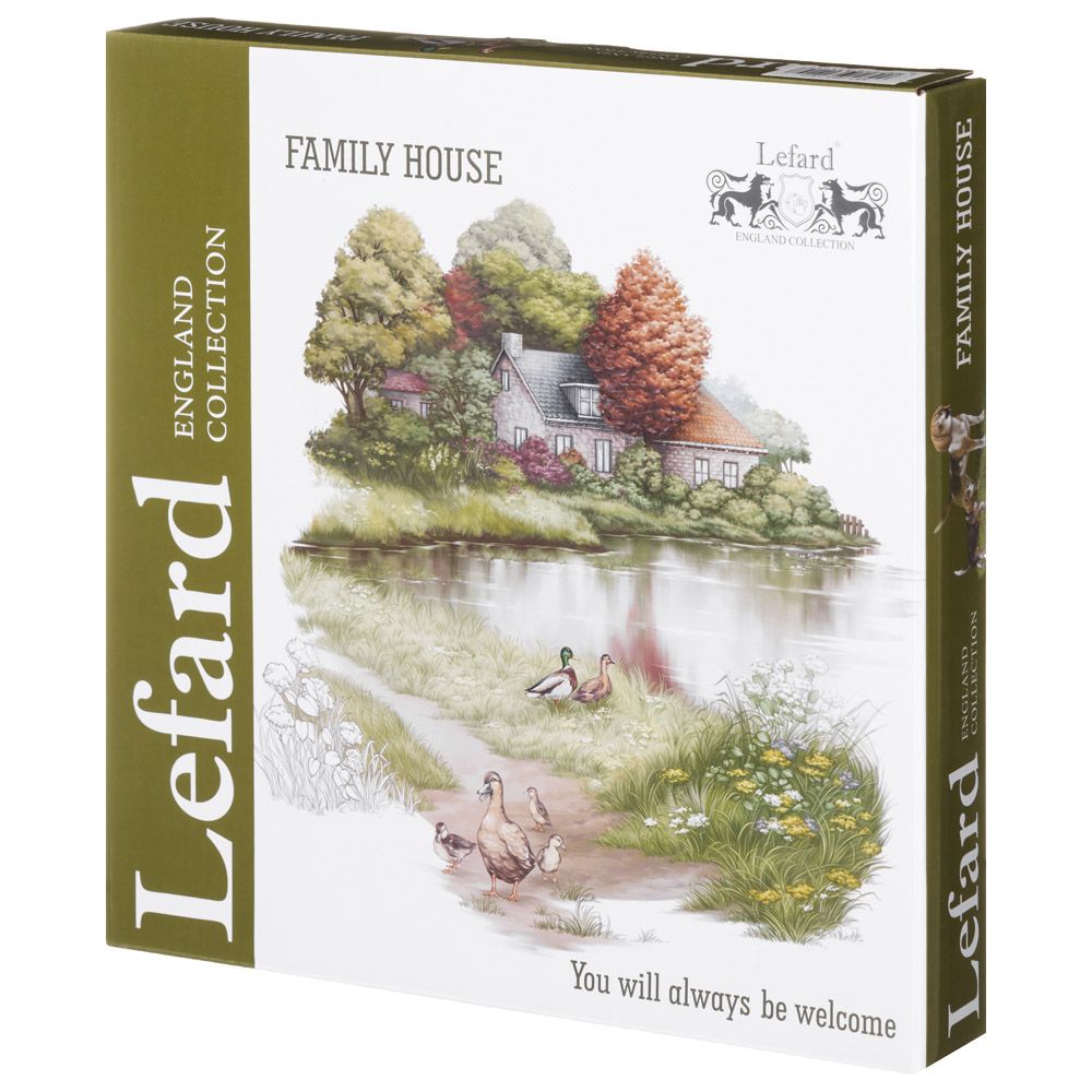 ТАРЕЛКА ЗАКУСОЧНАЯ LEFARD "FAMILY HOUSE" 20,5 СМ (КОР=36ШТ.)