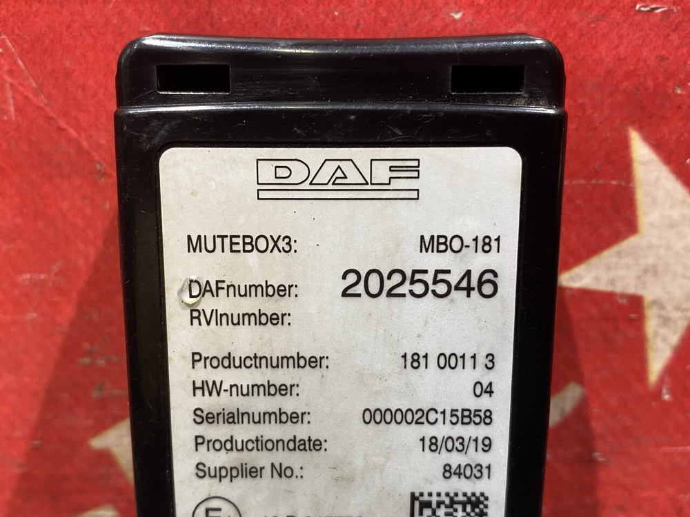 Блок управления MBO-181 2018г.