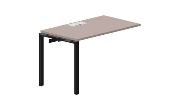 стол Strike 1180х680х750мм (металлический аутлет) - приставной элемент