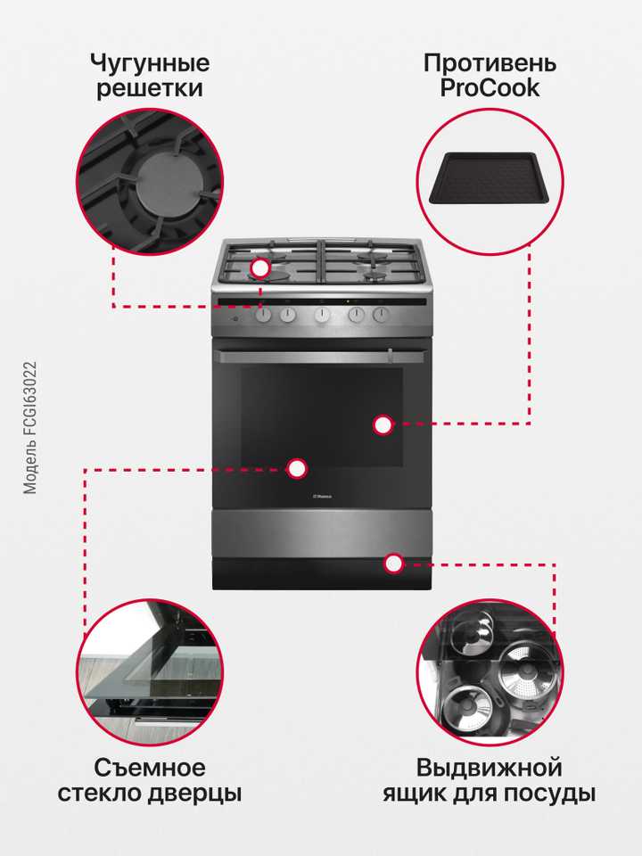 Газовая плита Hansa FCGI63022