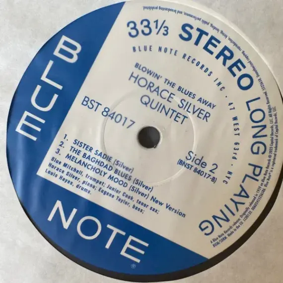 The Horace Silver Quintet & Trio – Blowin The Blues Away LP