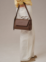 Кожаная сумка Nova DBR 31391 коричневый какао