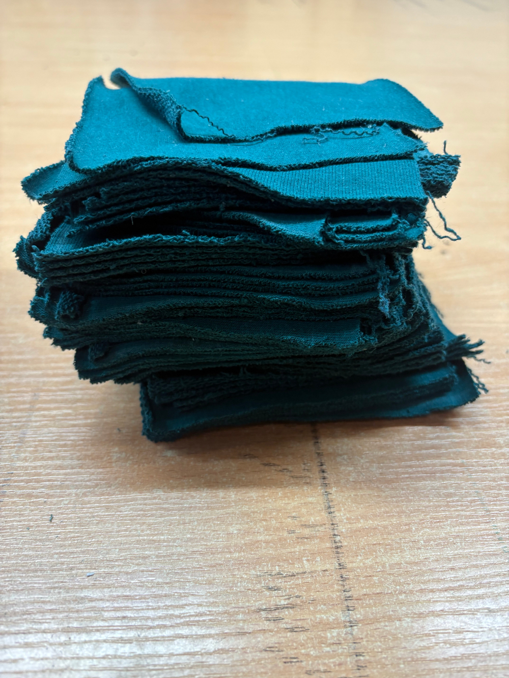 Для рукоделия / ткань футер петля /100% Хб/изумруд