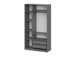 ШК 5 шкаф 1200 + полки 1 комплект + ящики 1 комплект / Графит