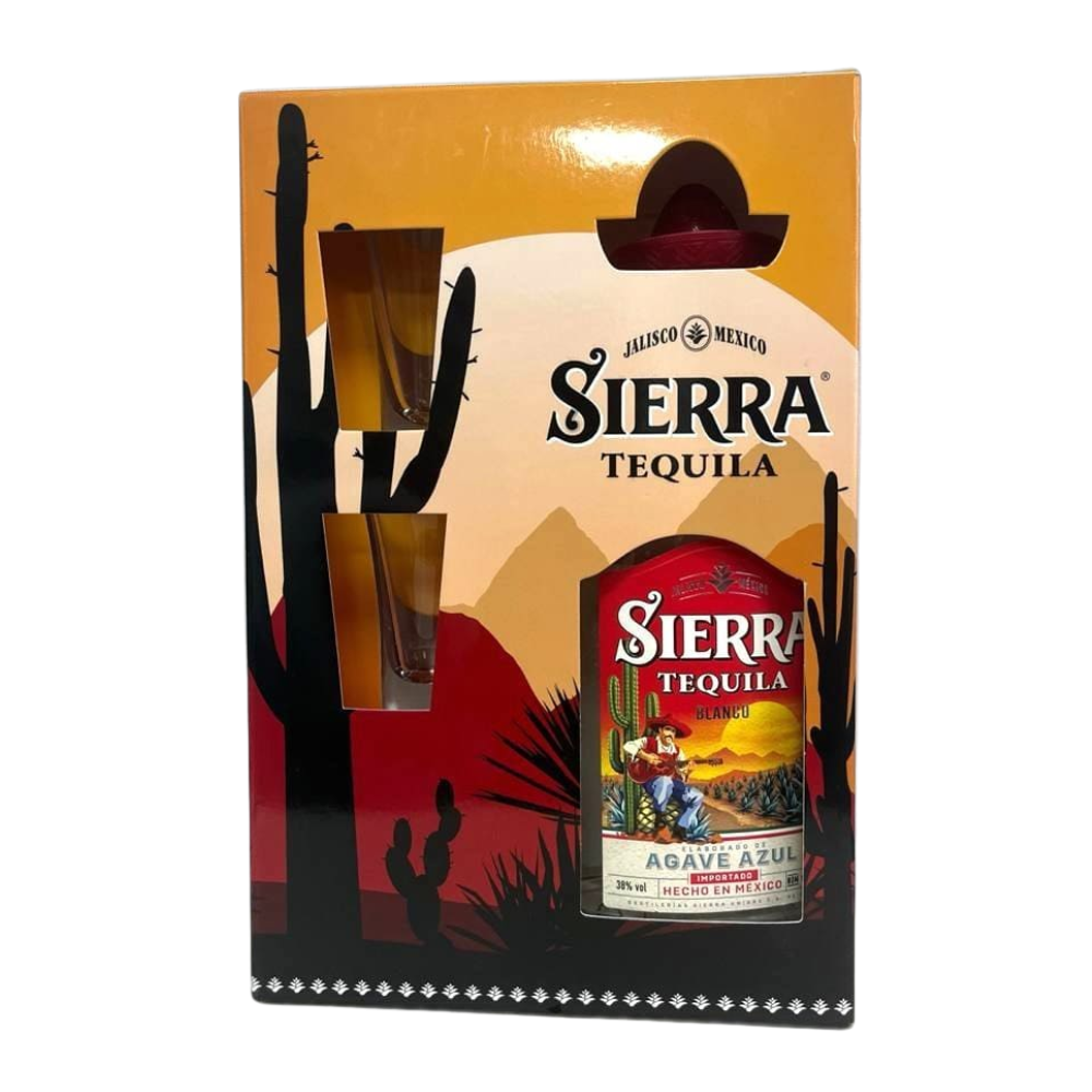 Текила Sierra Silver Подарочный 0.7л