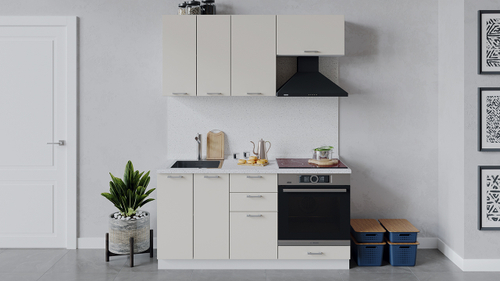 Кухонный гарнитур «Габриэлла» длиной 160 см со шкафом НБ