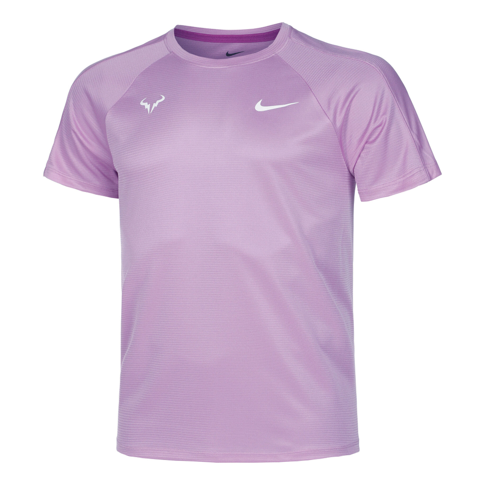 Мужское теннисное поло Nike Dri-Fit RAFA MNK Challenger T-Shirt Men - Lilac