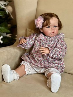 Кукла Реборн мягконабивная 60см в пакете (FA-281)