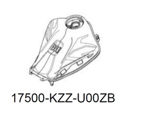 17500-KZZ-U00ZB. TANK ASSY., FUEL (WL) *TYPE1*. Honda CRF250Rally.