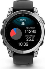 Смарт-часы Garmin Fenix E 47 мм черный-серый