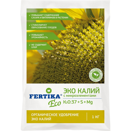 Удобрение ЭКО Калий 1кг ФЕРТИКА