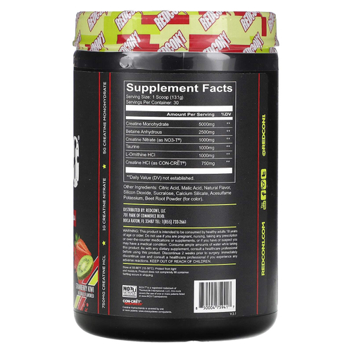 Redcon1, Tango, со вкусом клубники и киви, 393 г (13,86 унции)