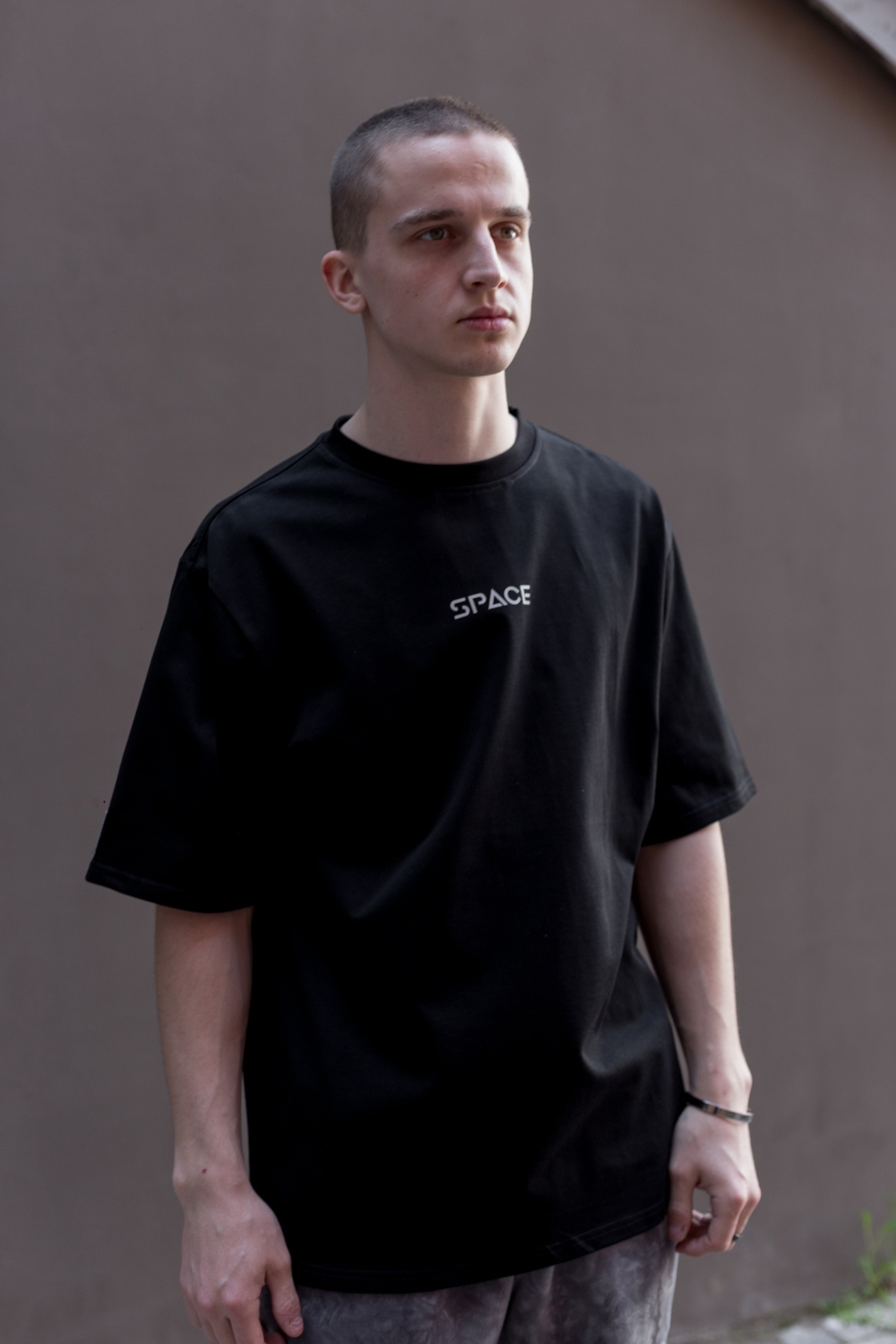 Футболка SPACE OverSize Черный Light