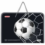 Папка для труда на молнии с ручками ПИФАГОР А4, 1 отделение, пластик, органайзер, "Ball kick", 272229