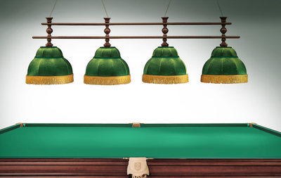 Лампа Аристократ 4 плафона - ясень