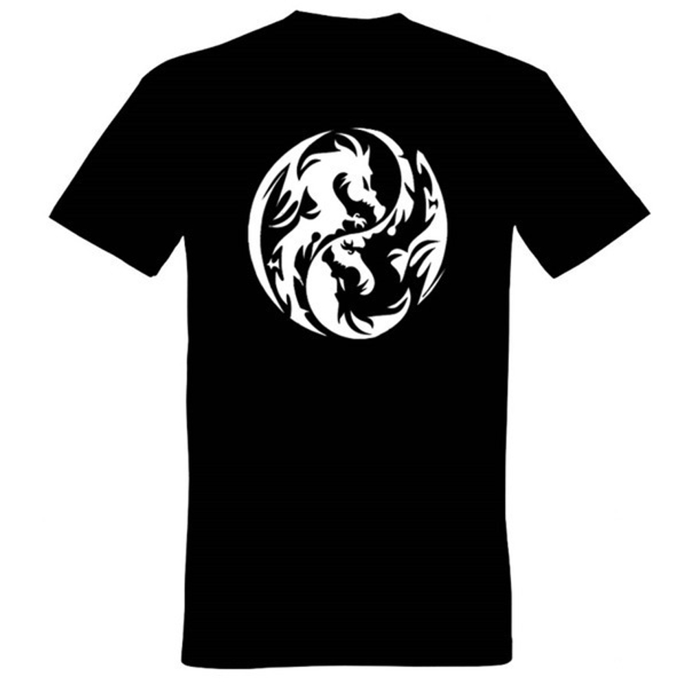 Футболка с принтом «Драконы Хгаардаса», цвет черный, р-р 50