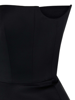 Платье корсетное Тюльпан из атласа