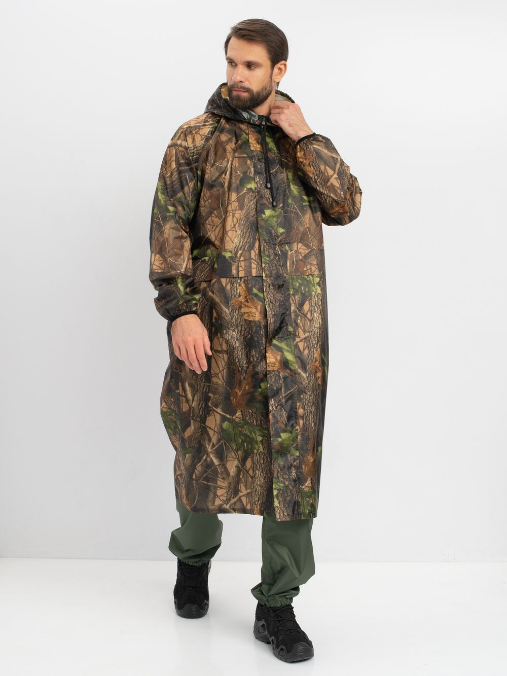 Плащ ВВЗ ткань Таффета (3000мм) цвет Лес