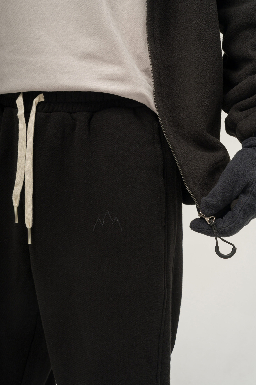 Брюки трикотажные KUL'TURA "Fleece 400GR" Чёрный