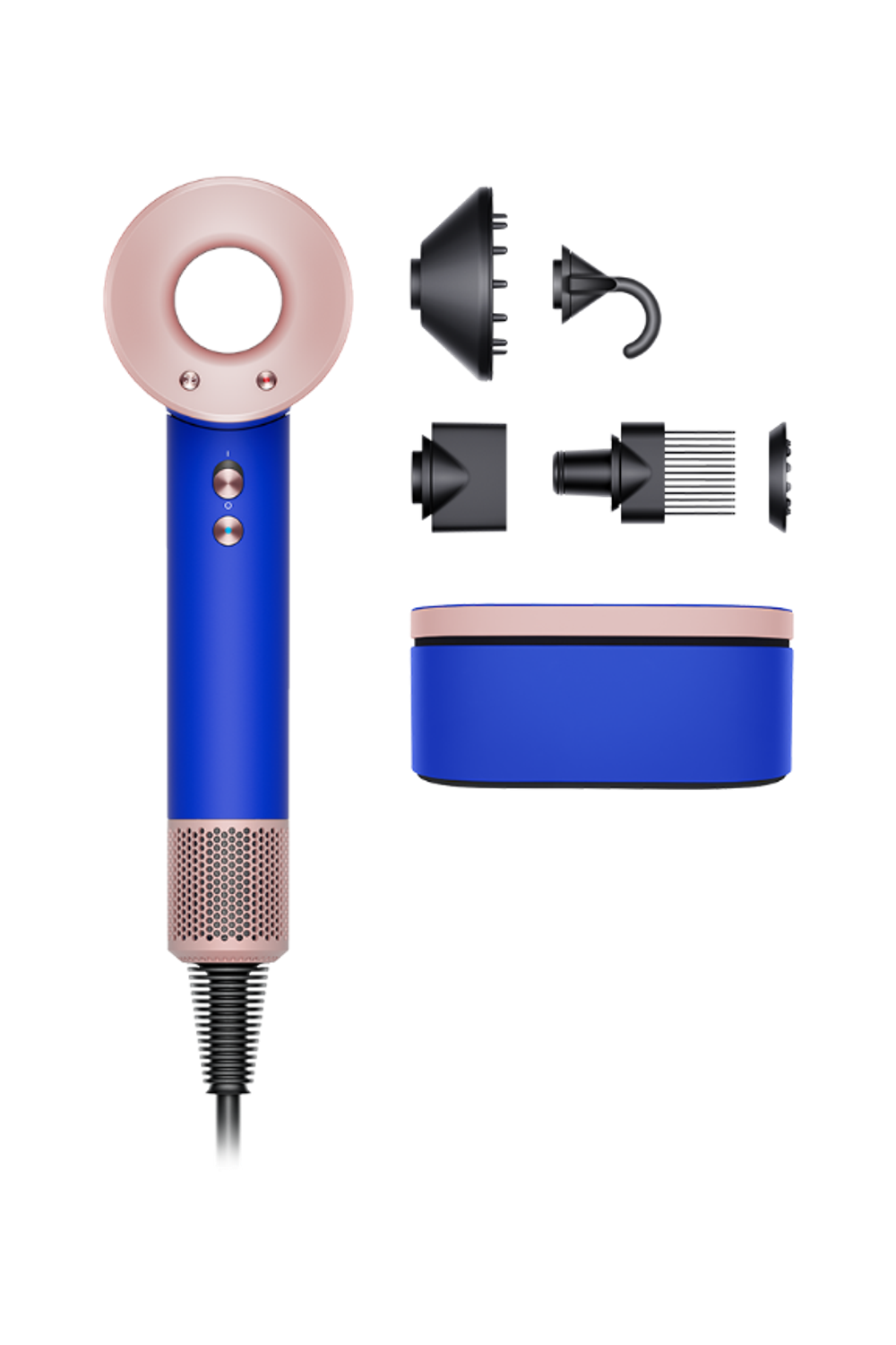 Фен Dyson Supersonic HD07, синий/розовый