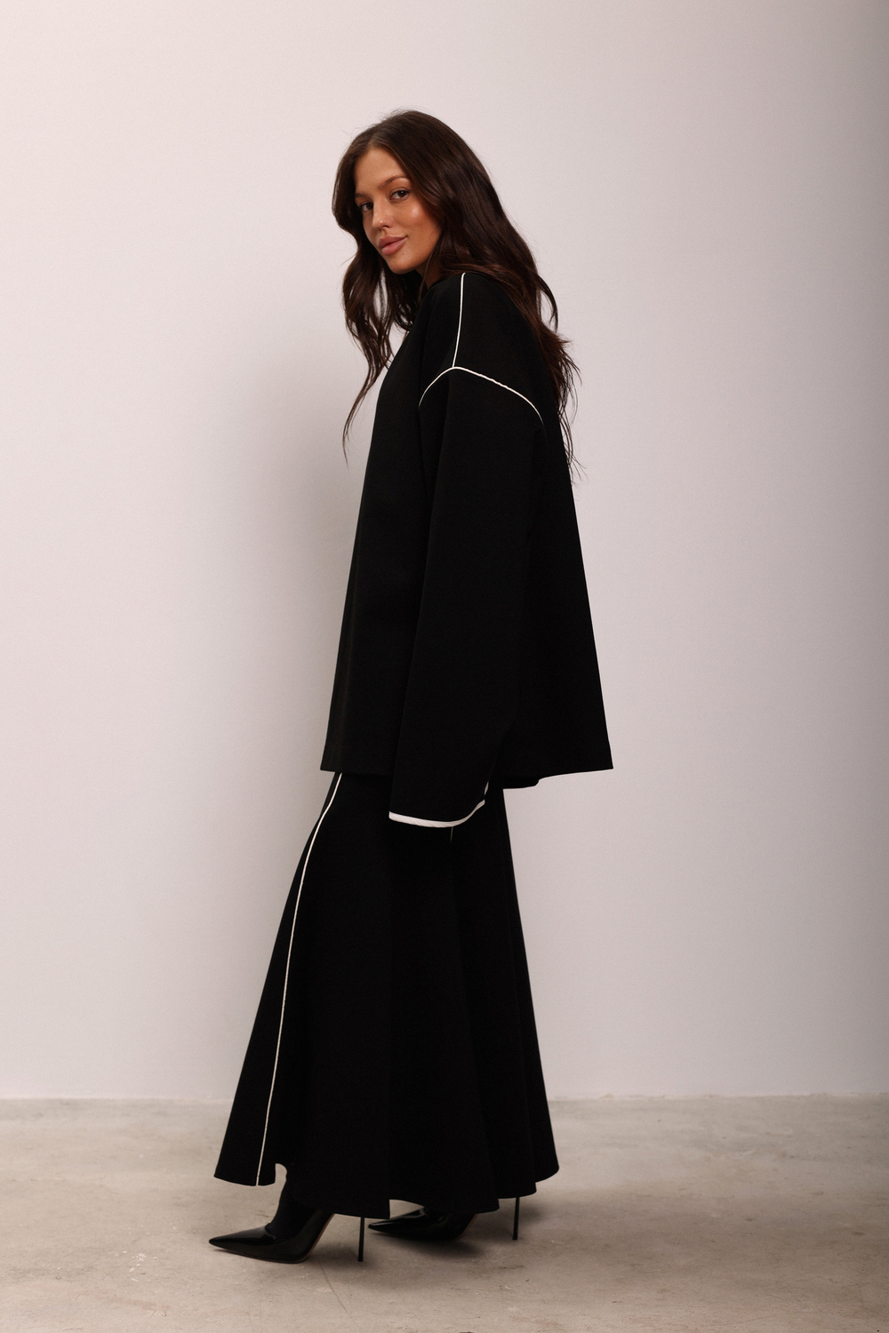 Юбка-годе из джерси