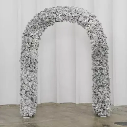 Хвойная арка Карельская 240*160 см. заснеженная, ПВХ, ЕлкиТорг (28010)