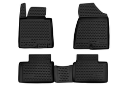 Коврики Standard, в салон KIA Cee'd (II), 2012-2018, 4 шт. (полиуретан, чёрные) Element.NLC.25.43.210