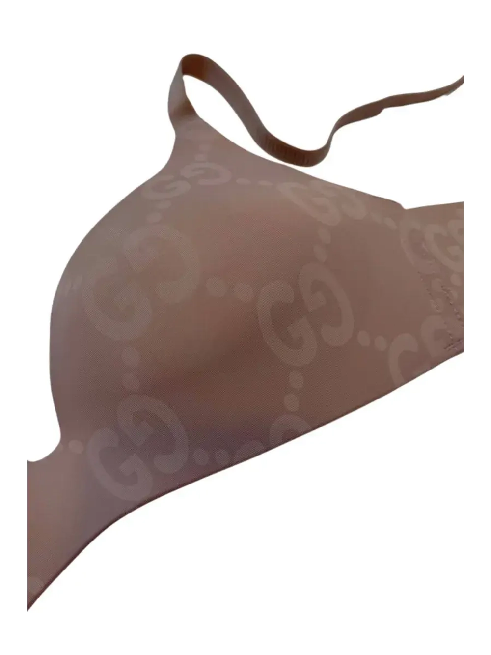 Бюстгальтер без косточек с паралоном декольте CD