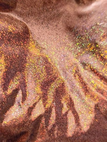 Блёстки Глиттеры 811-02мм - Красно-коричневый голографик - универсальные