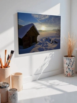 Картина на стену 40 X 50 Хижина