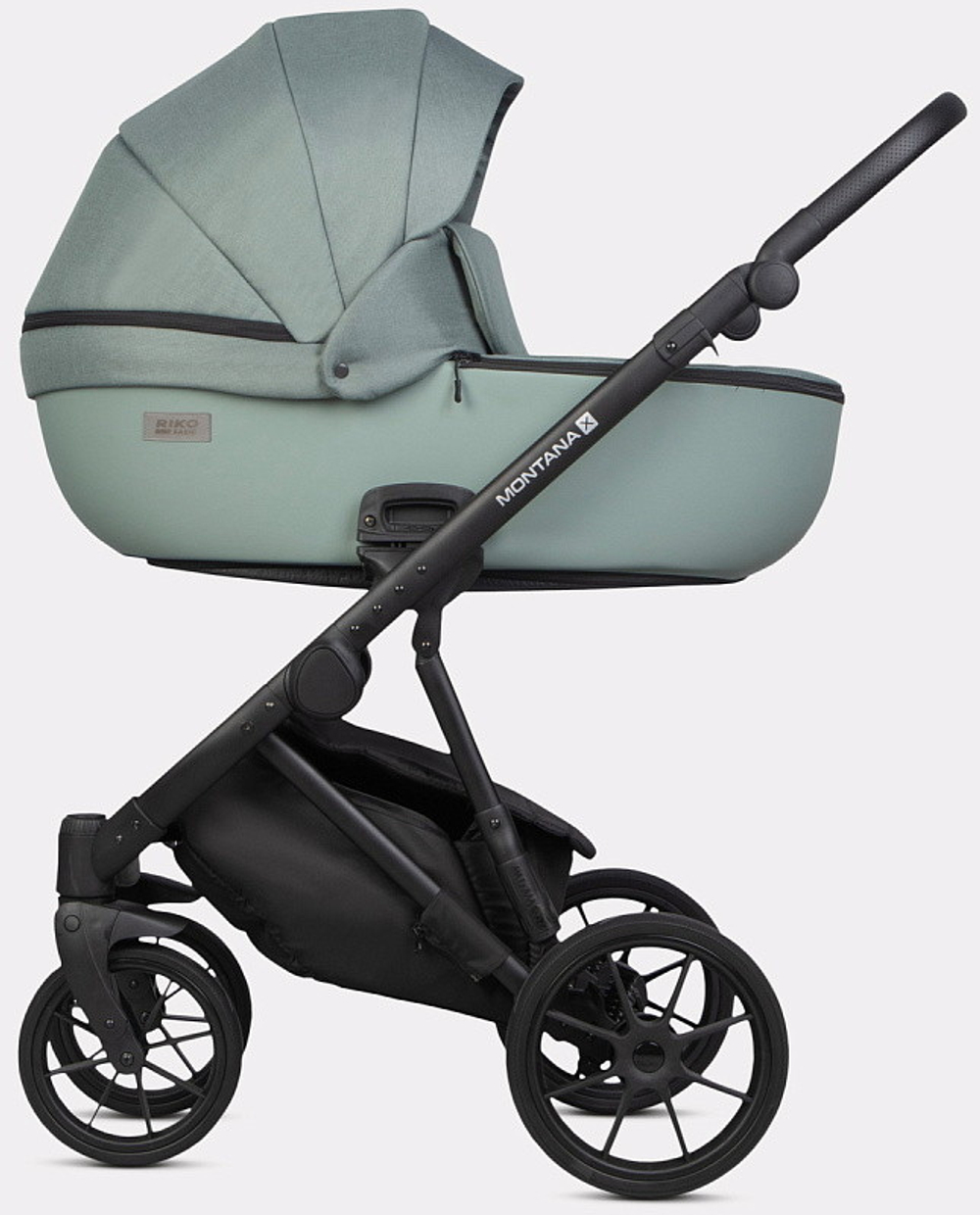Детская коляска Riko Basic Montana Plus X 3 в 1 41 Green (зеленый)