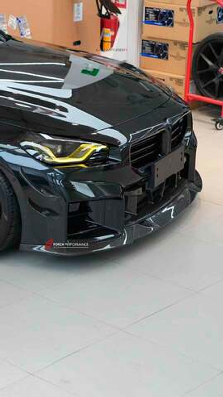 Карбоновая губа, канарды, накладки на зеркала и боковые юбки для BMW M2 G87 2023+ БМВ тюнинг