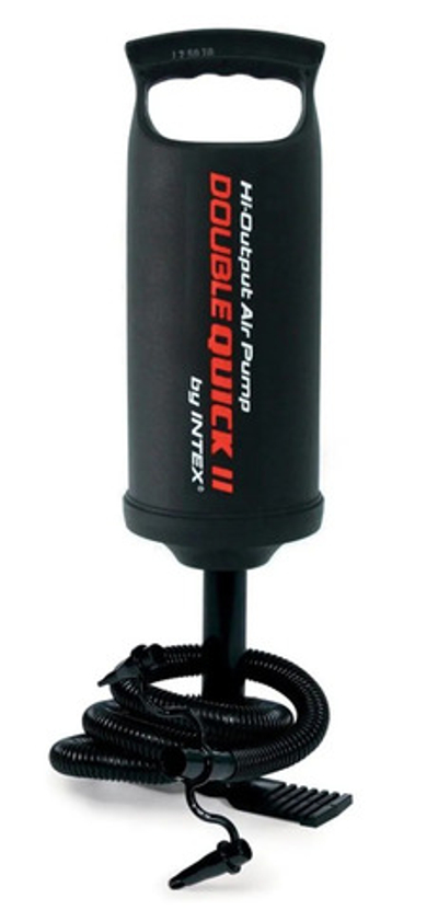 Насос ручной Intex 68614, серый, 3 насадки